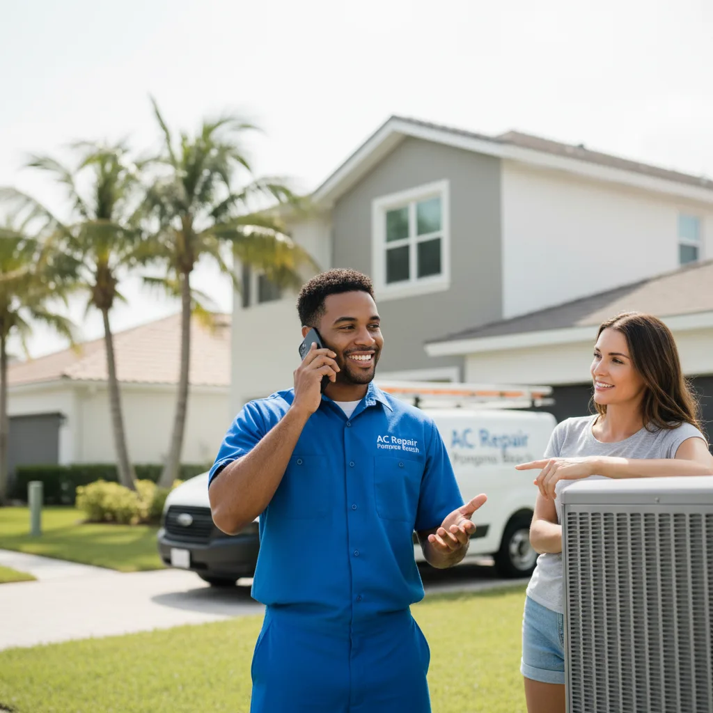 AC Repair Pompano Beach customer support in Hamtramck